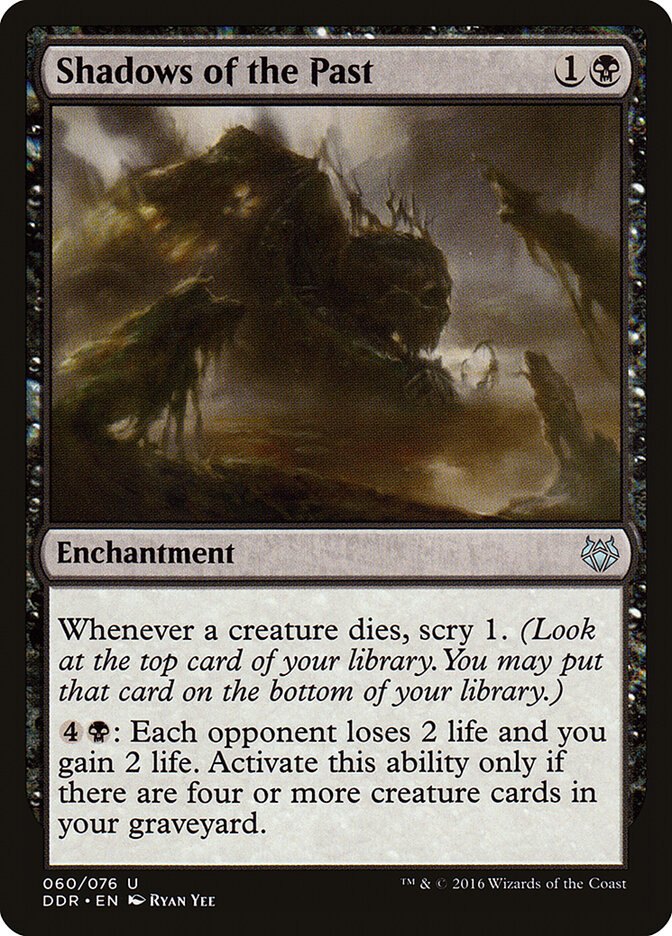 Shadows of the Past card front