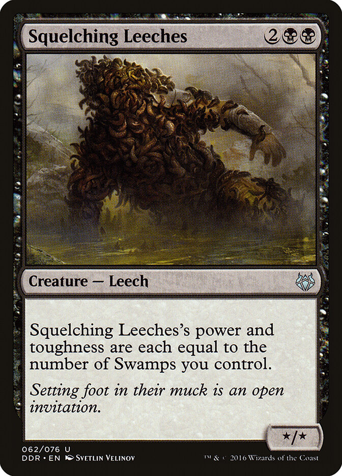 Squelching Leeches card front