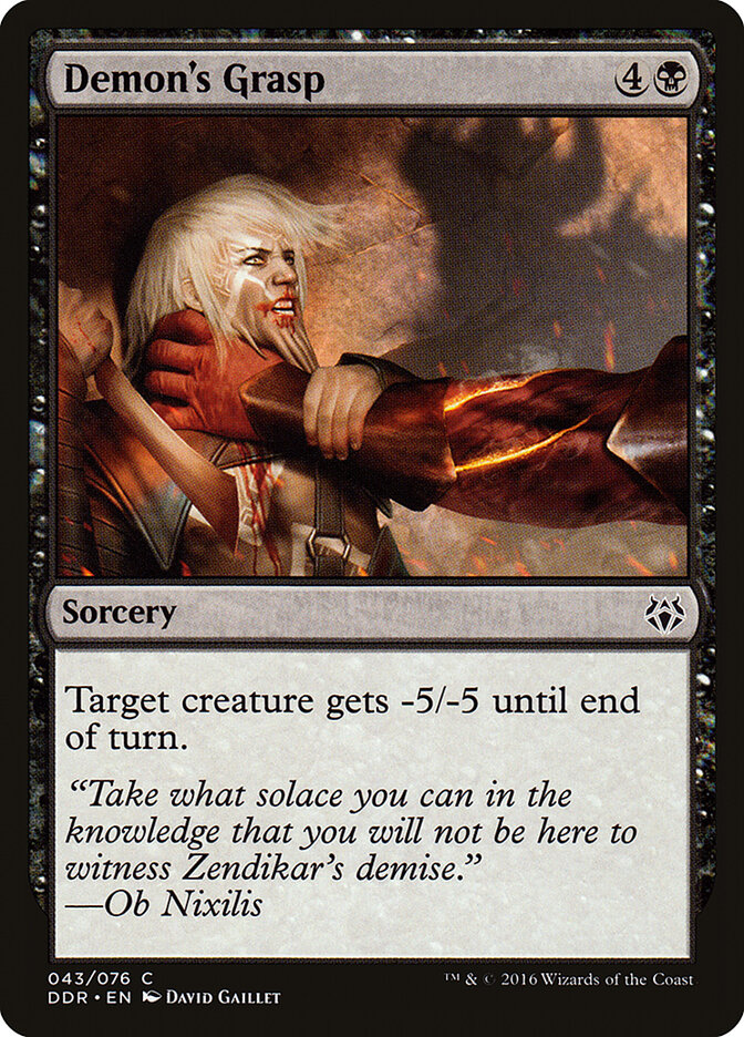 Demon's Grasp card front