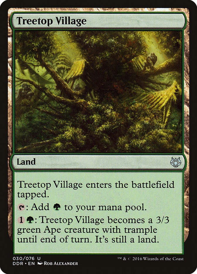 Treetop Village card front