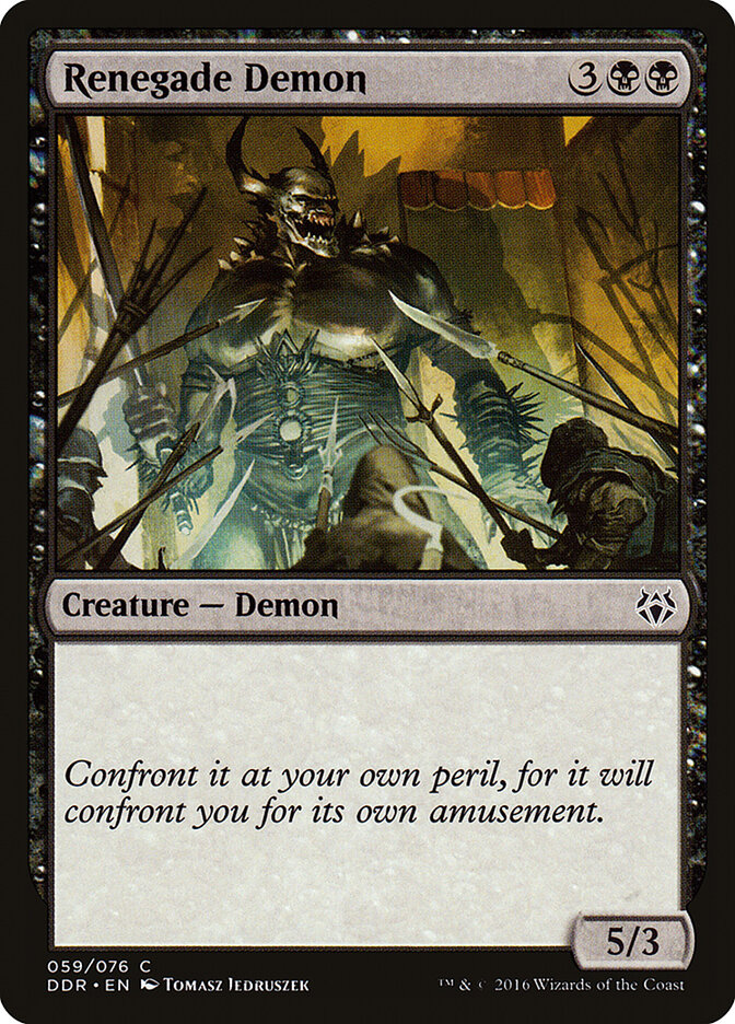 Renegade Demon card front