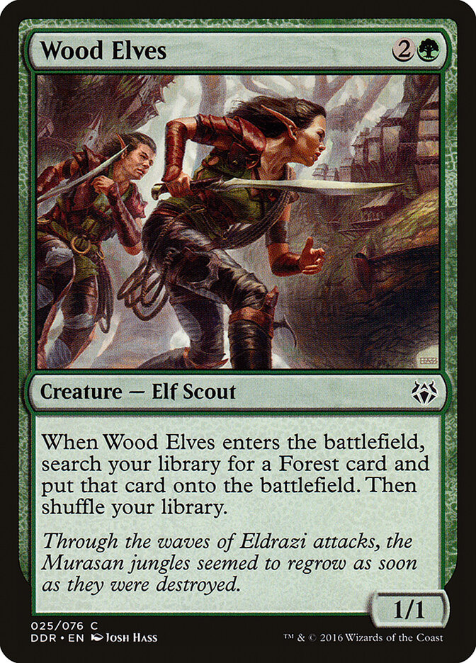 Wood Elves card front