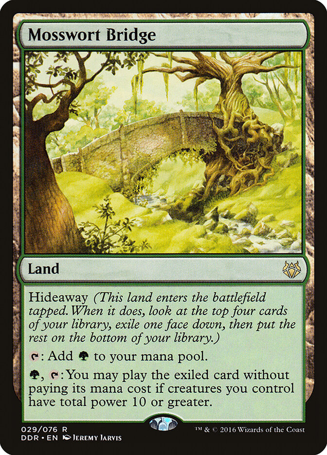 Mosswort Bridge card front