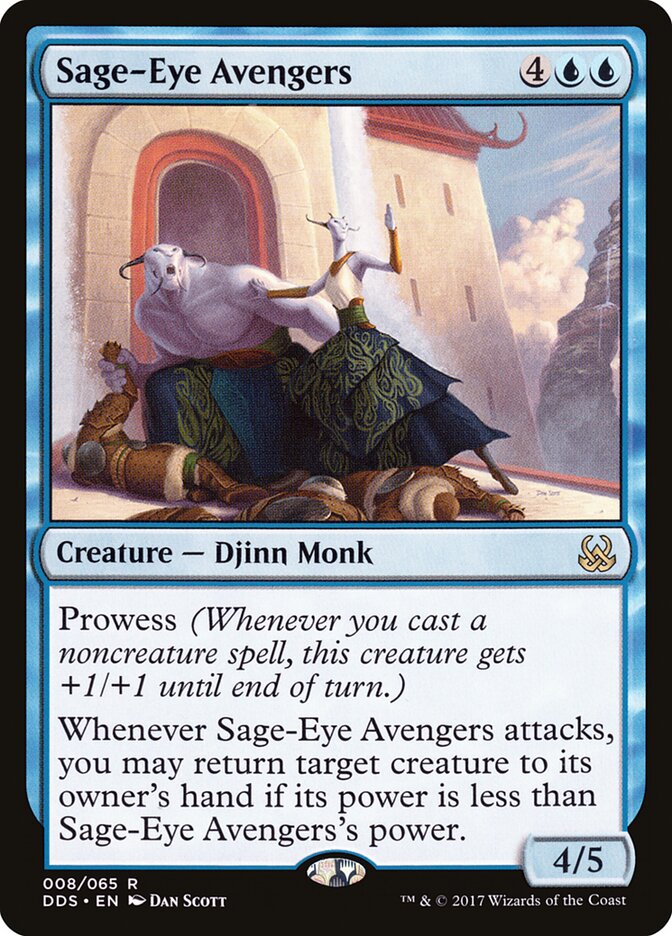 Sage-Eye Avengers card front