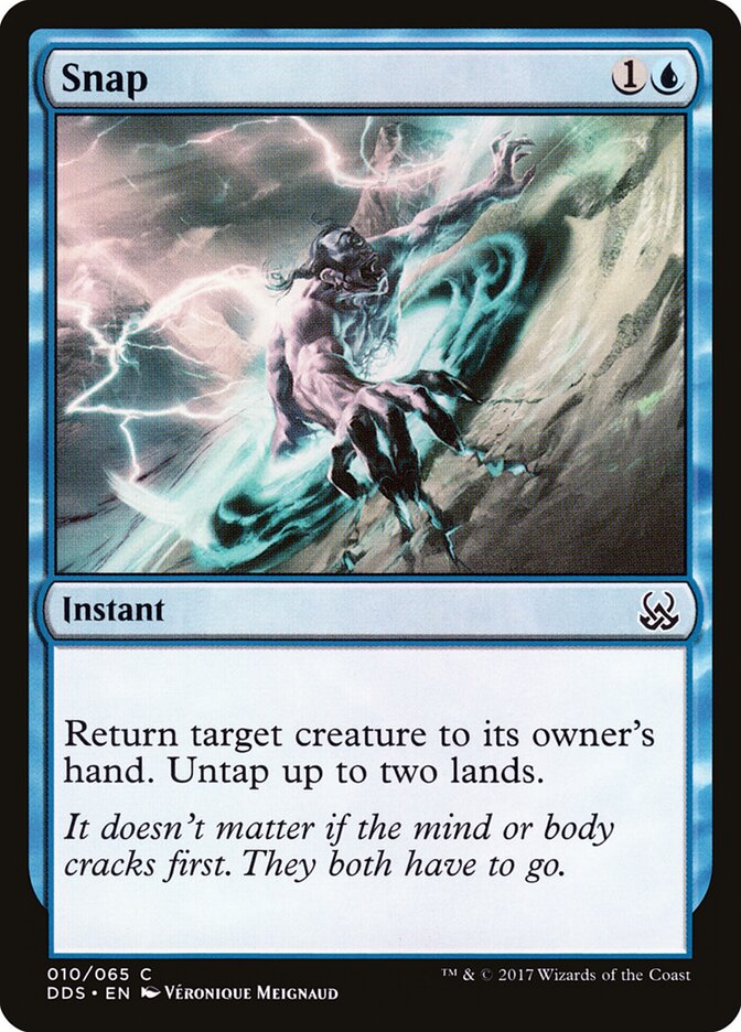 Snap card front