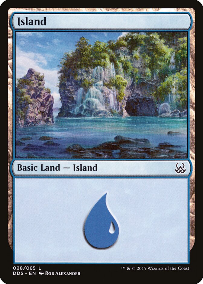 Island card front