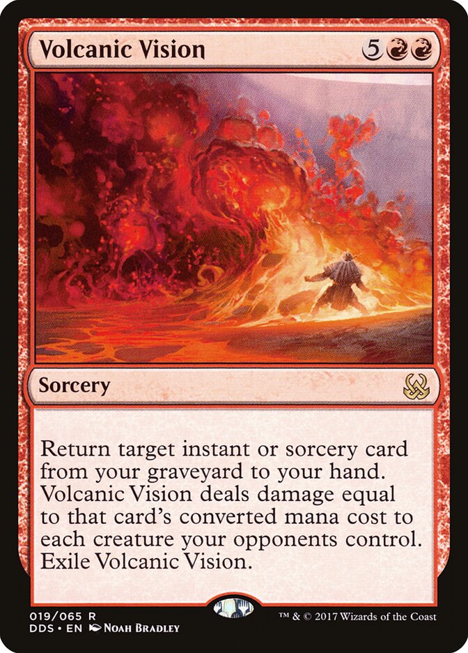 Volcanic Vision card front