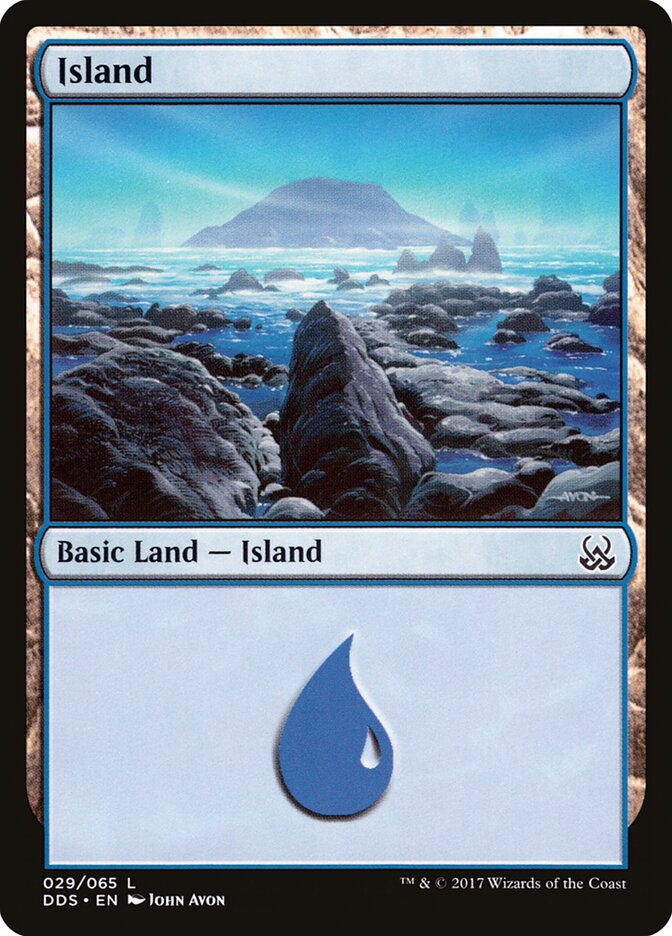 Island card front