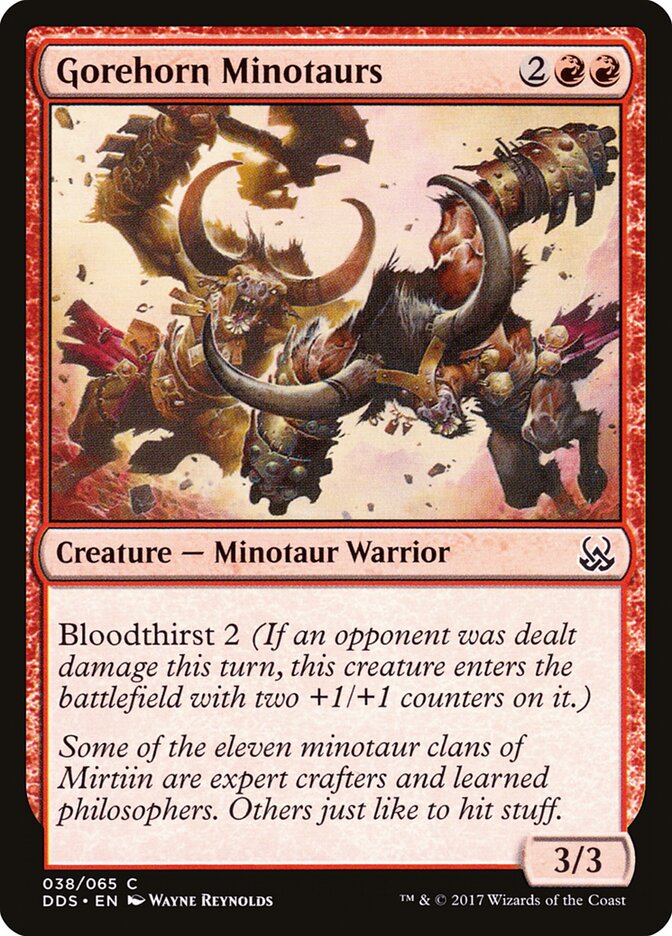 Gorehorn Minotaurs card front