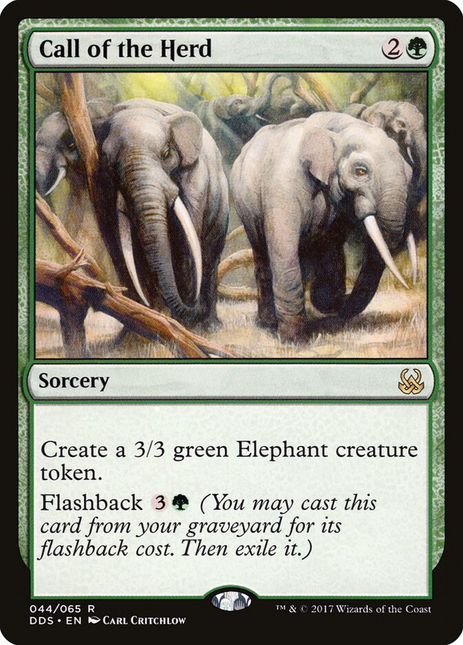Call of the Herd card front