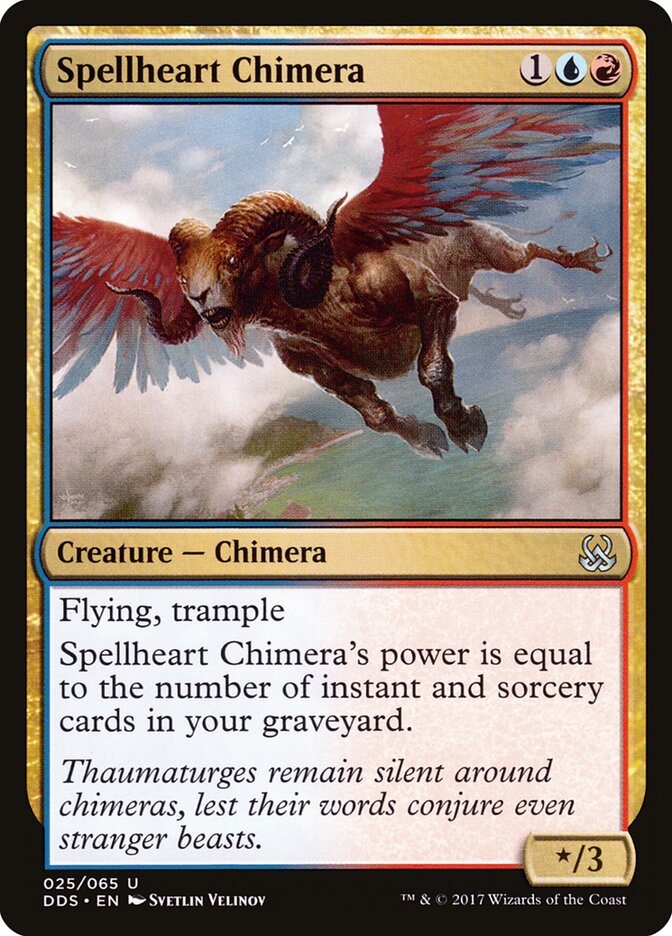 Spellheart Chimera card front