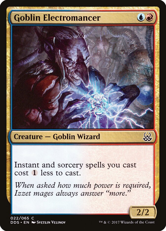 Goblin Electromancer card front