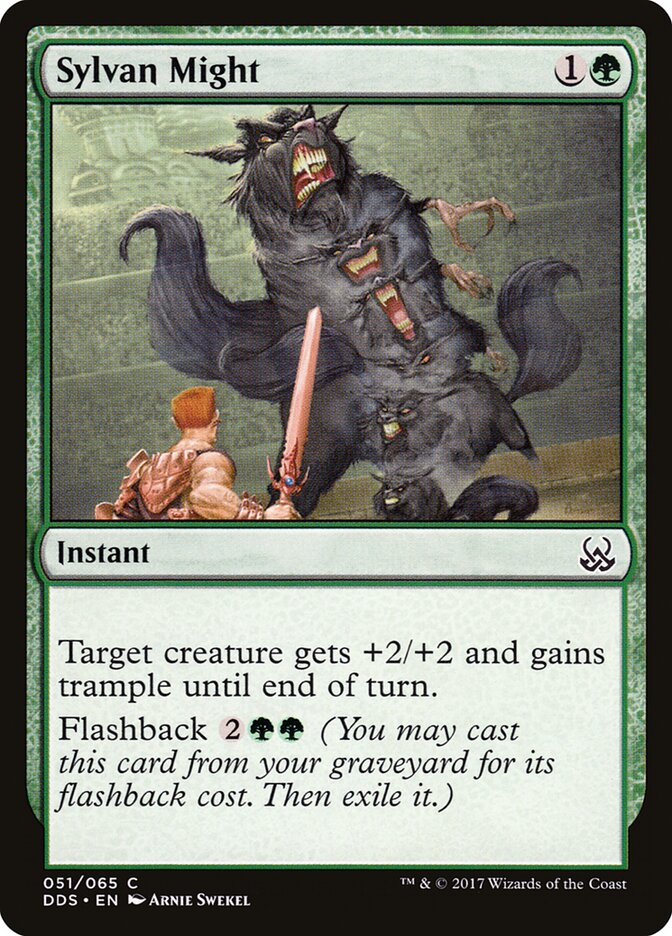 Sylvan Might card front