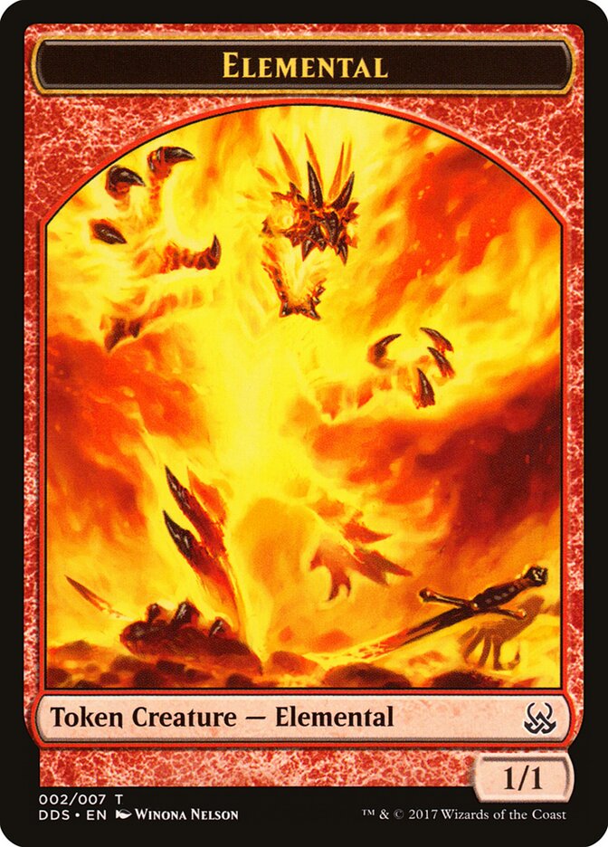 Elemental card front