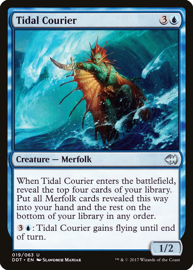 Tidal Courier card front