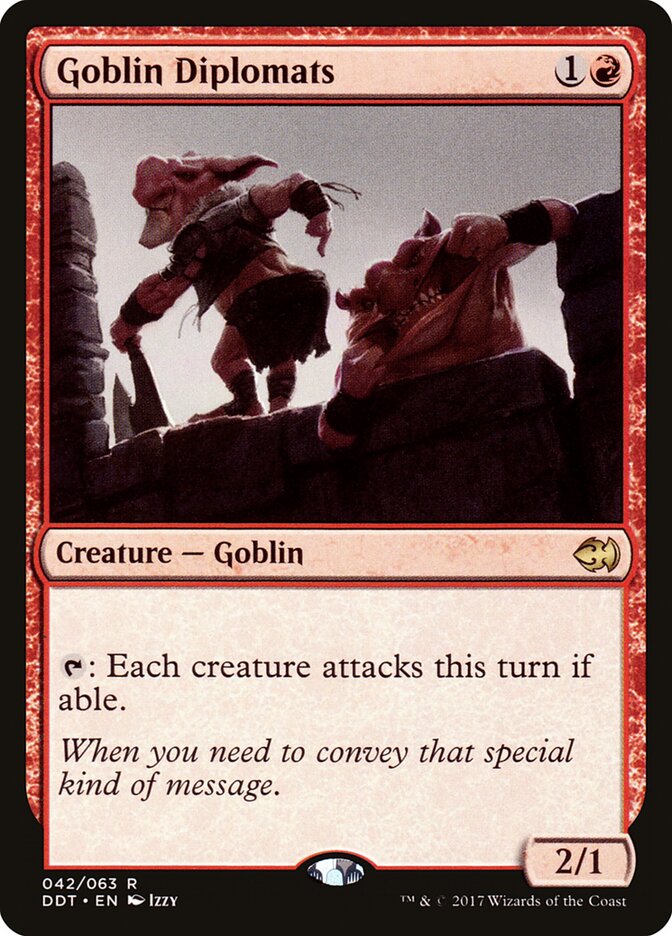 Goblin Diplomats card front