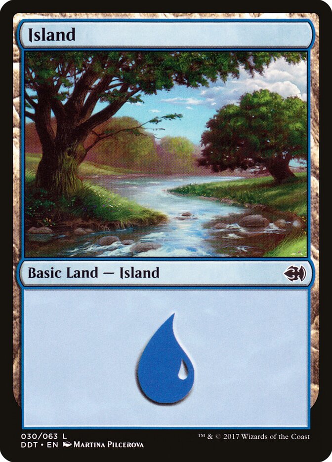 Island card front