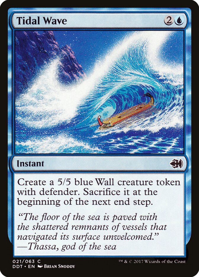 Tidal Wave card front