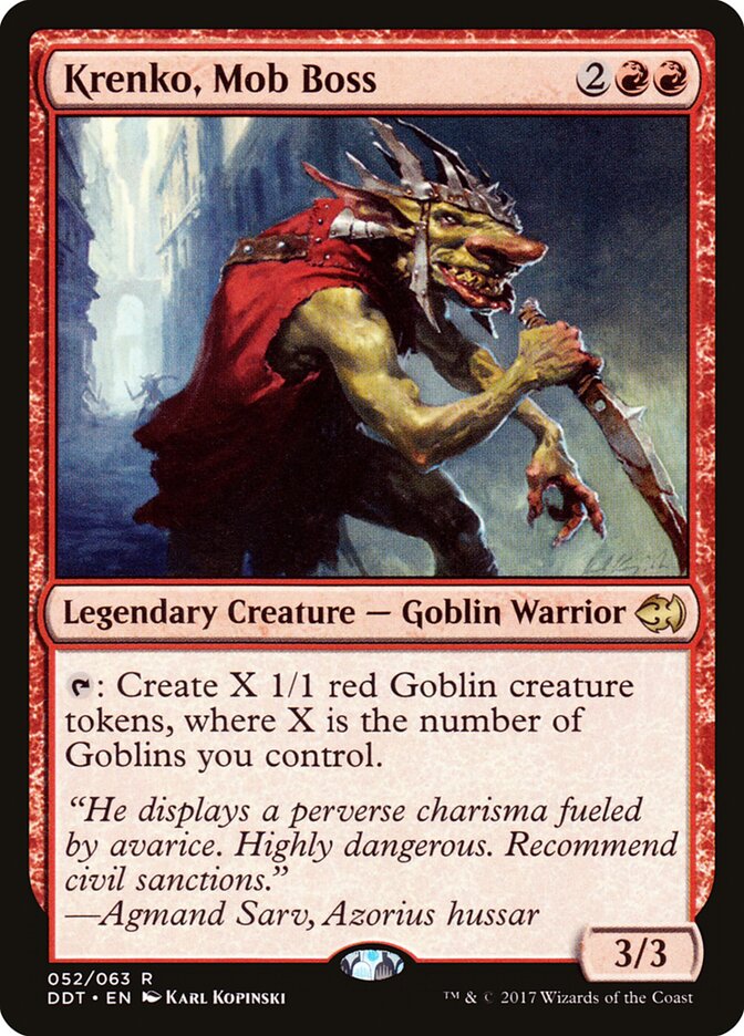 Krenko, Mob Boss card front