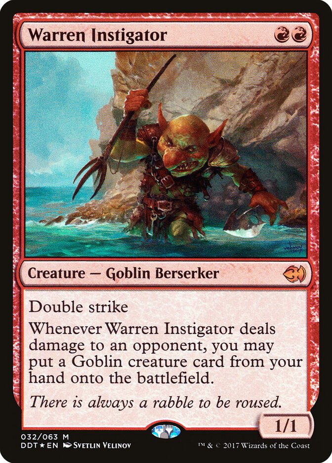 Warren Instigator card front