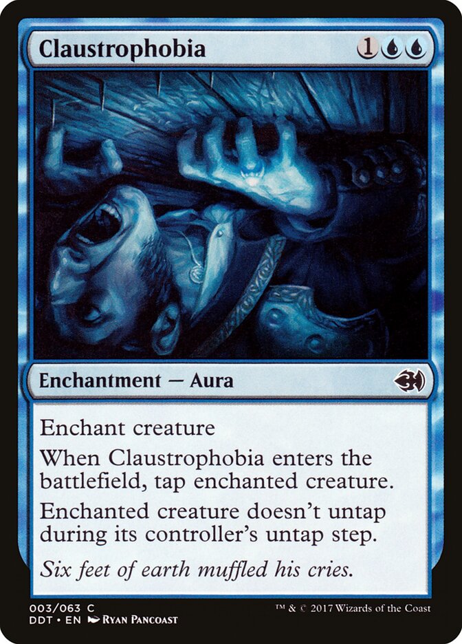 Claustrophobia card front