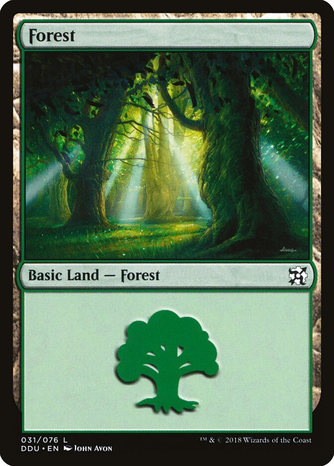 Forest card front