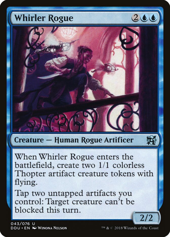 Whirler Rogue card front