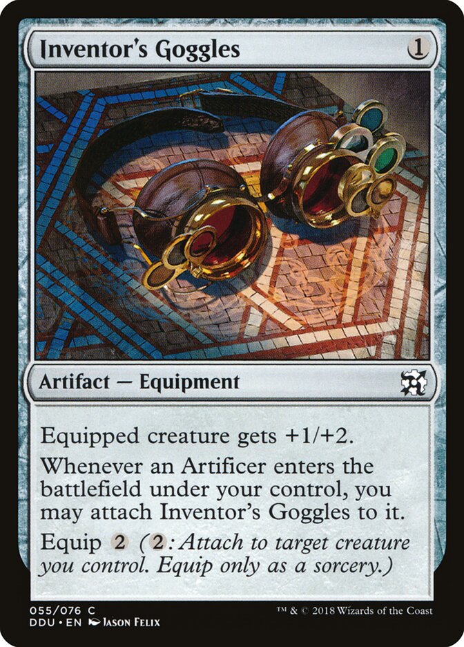 Inventor's Goggles card front