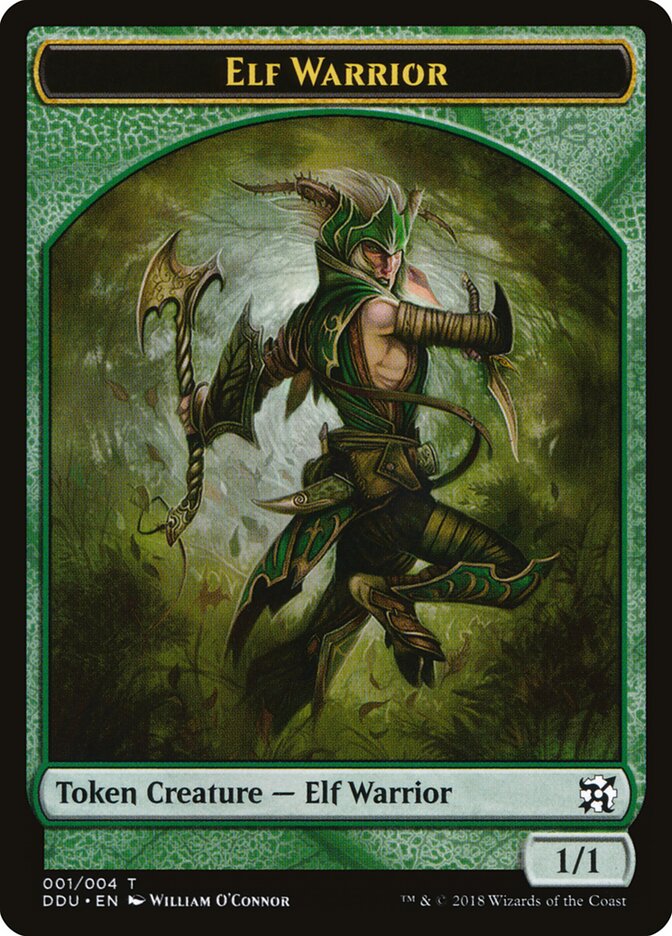 Elf Warrior card front