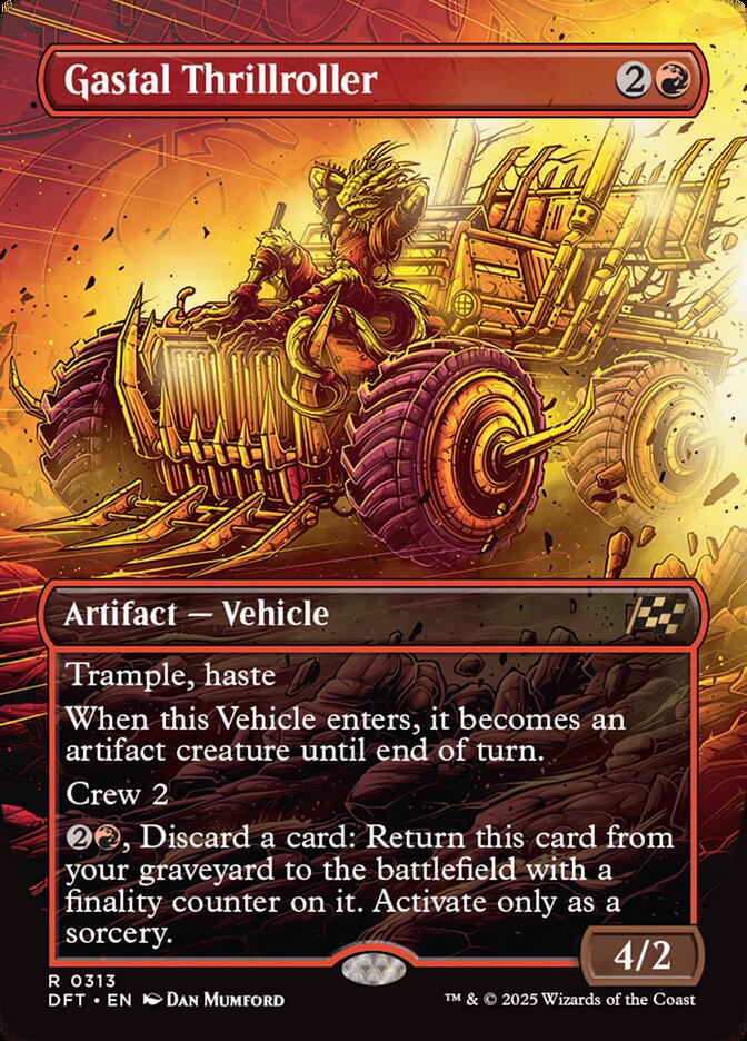 Gastal Thrillroller card front