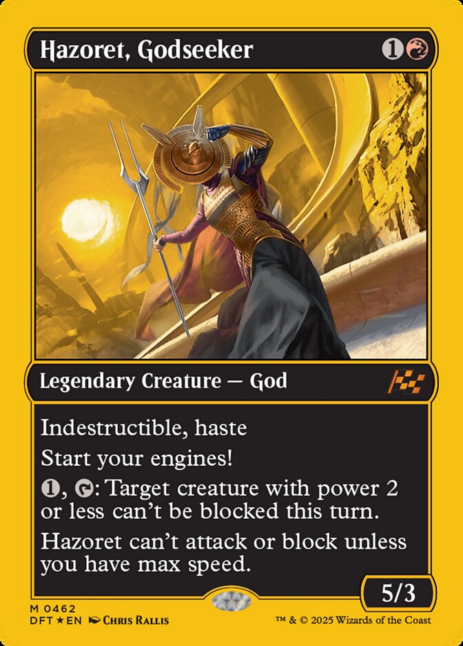 Hazoret, Godseeker card front