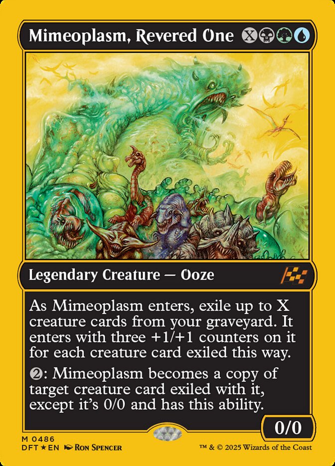 Mimeoplasm, Revered One card front