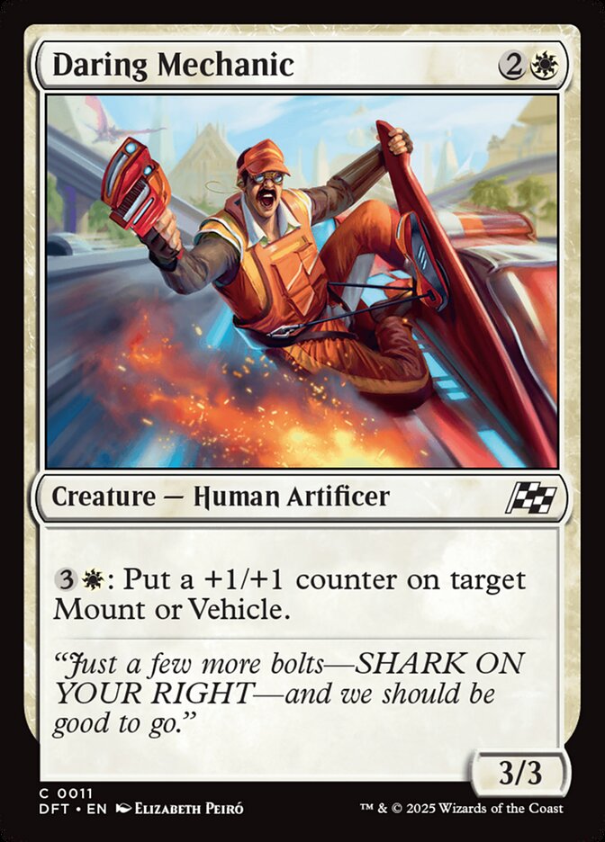 Daring Mechanic card front