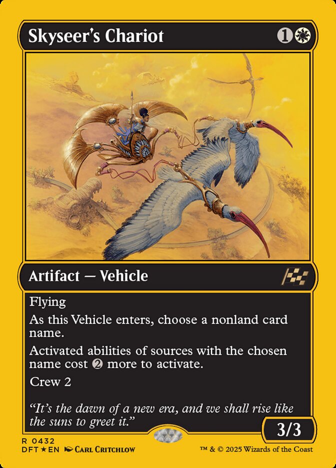 Skyseer's Chariot card front