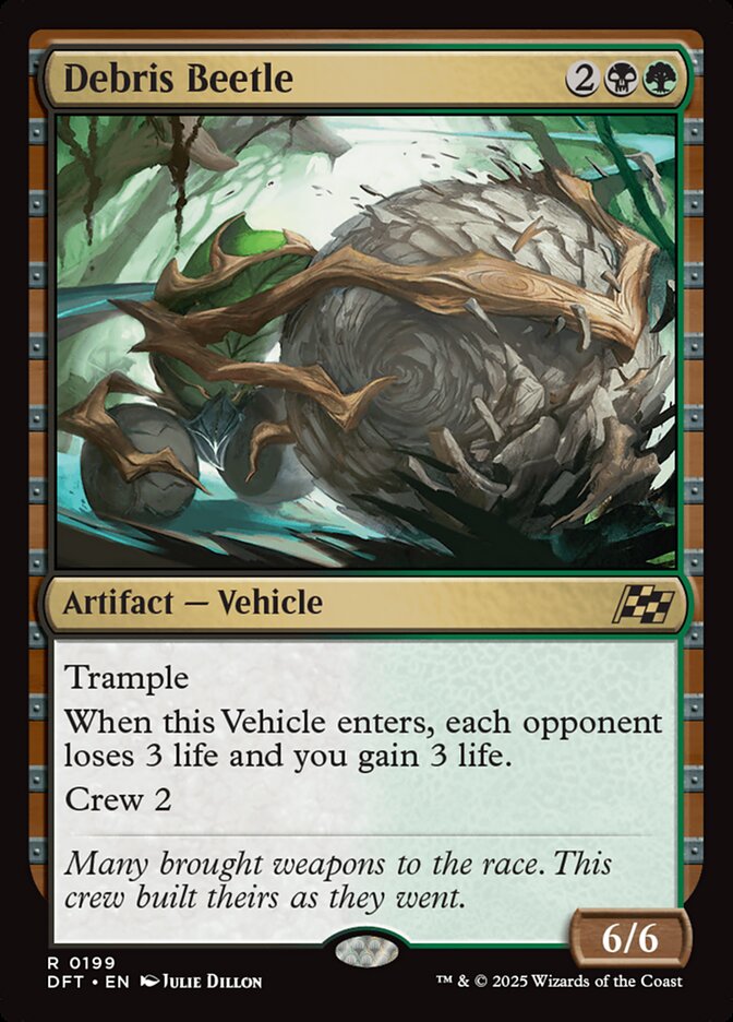 Debris Beetle card front