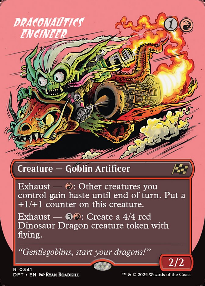Draconautics Engineer card front