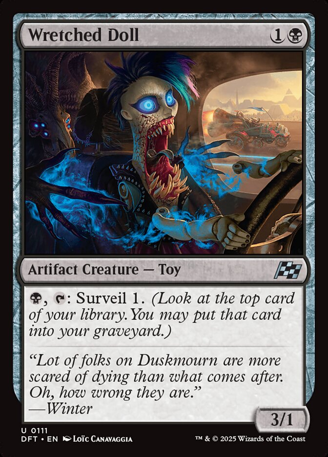 Wretched Doll card front