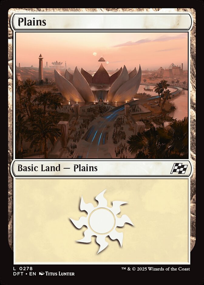 Plains card front