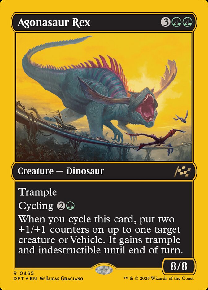 Agonasaur Rex card front