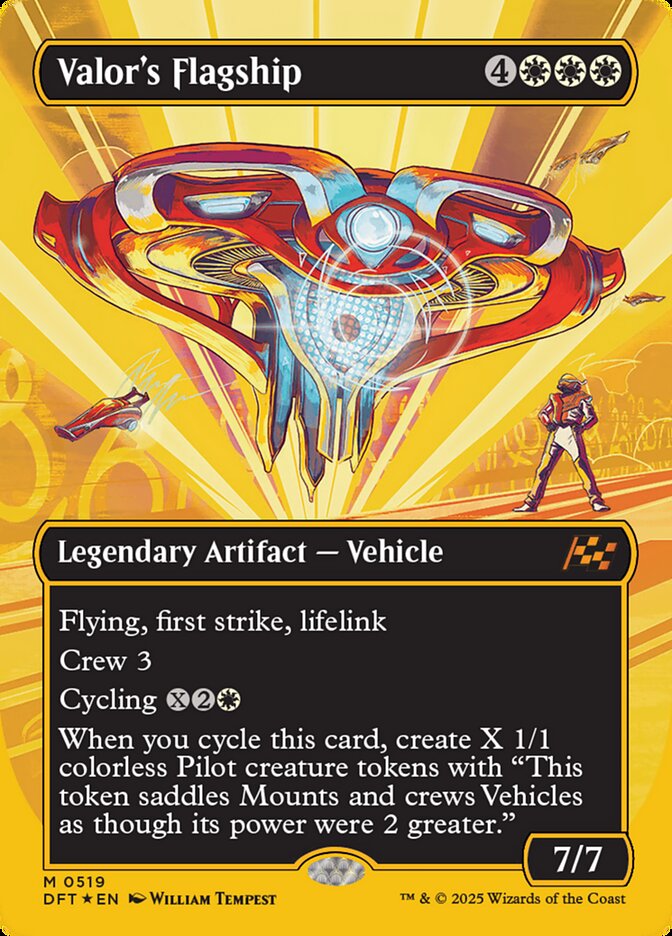 Valor's Flagship card front