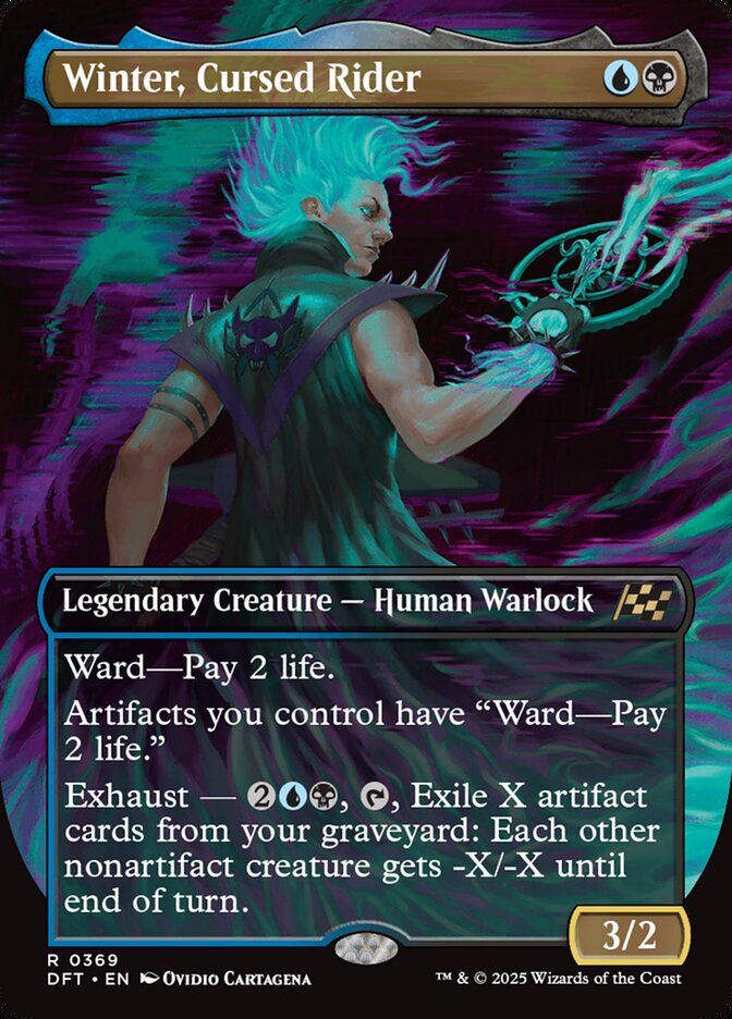 Winter, Cursed Rider card front