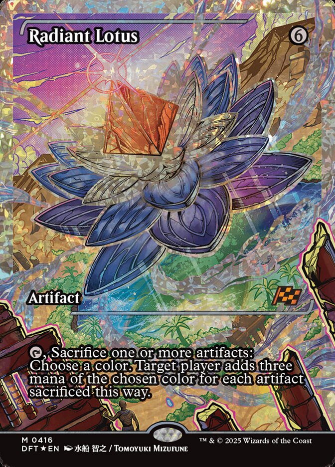 Radiant Lotus card front