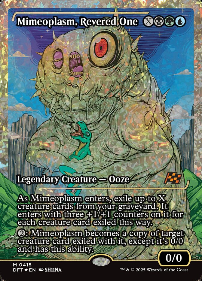 Mimeoplasm, Revered One card front