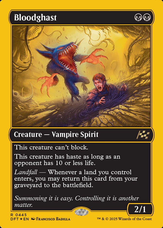 Bloodghast card front