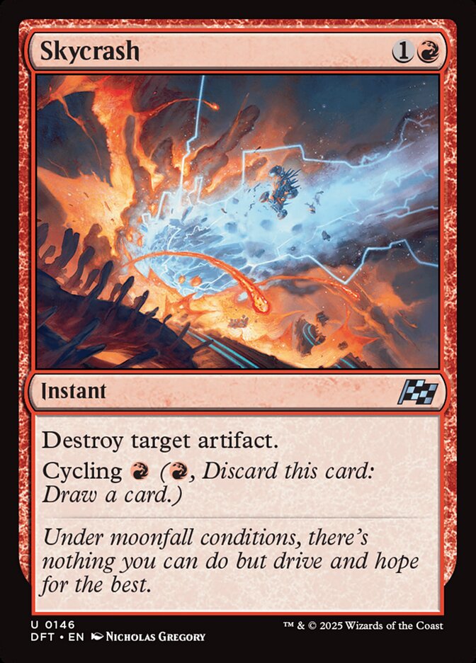 Skycrash card front