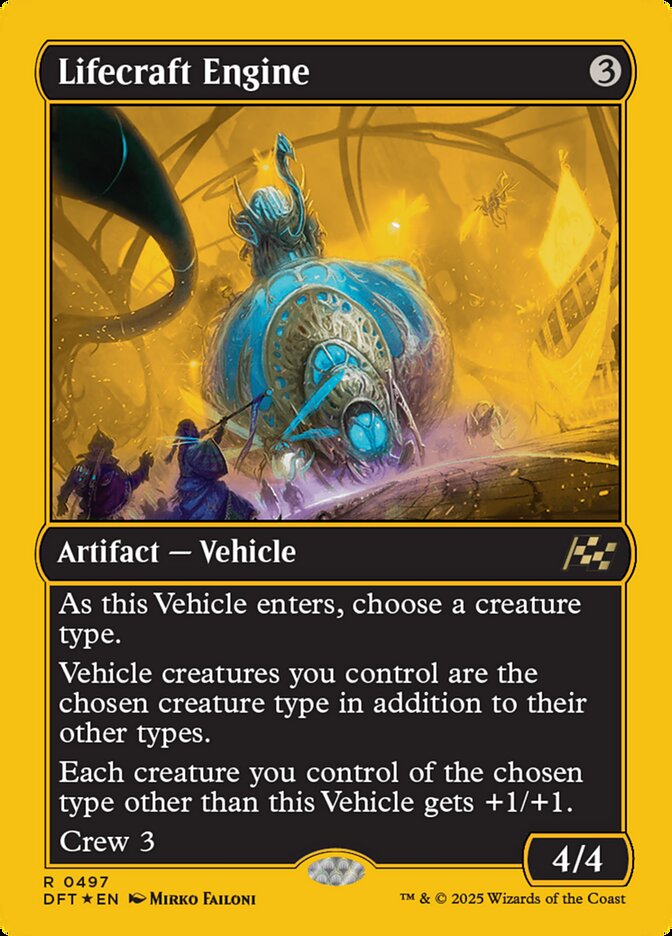 Lifecraft Engine card front