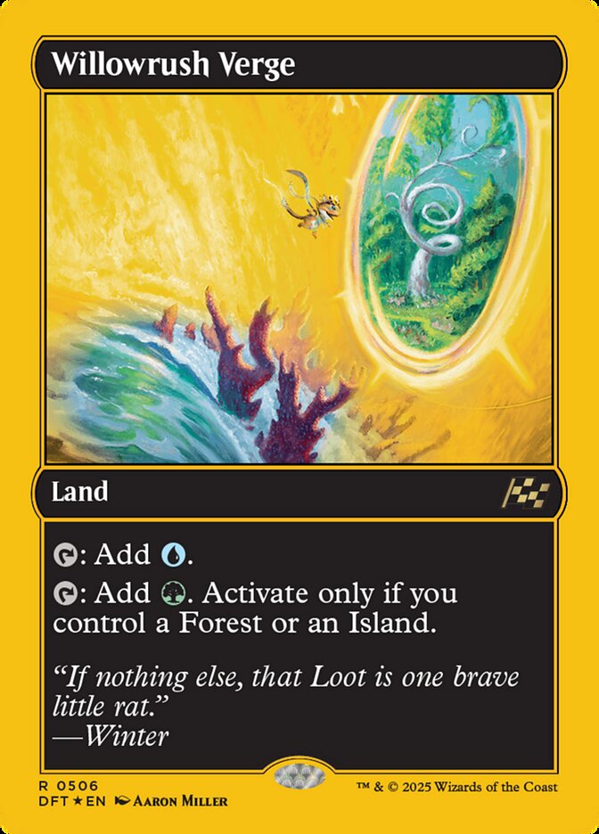 Willowrush Verge card front