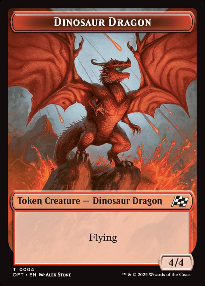 Dinosaur Dragon card front