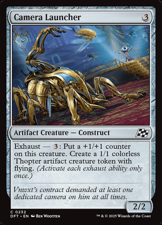 Camera Launcher card front