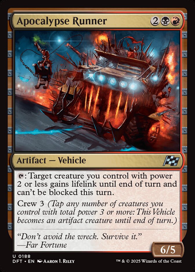 Apocalypse Runner card front